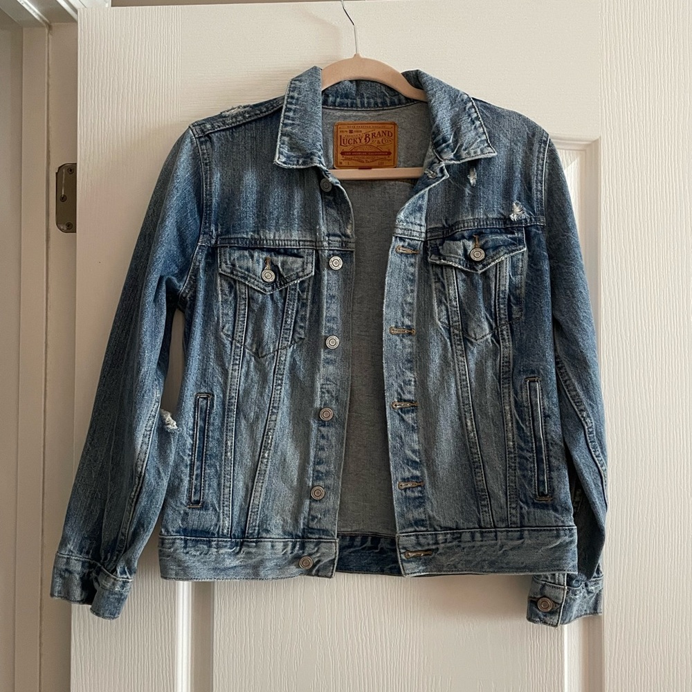 Lucky Brand Tomboy Trucker Jean Jacket